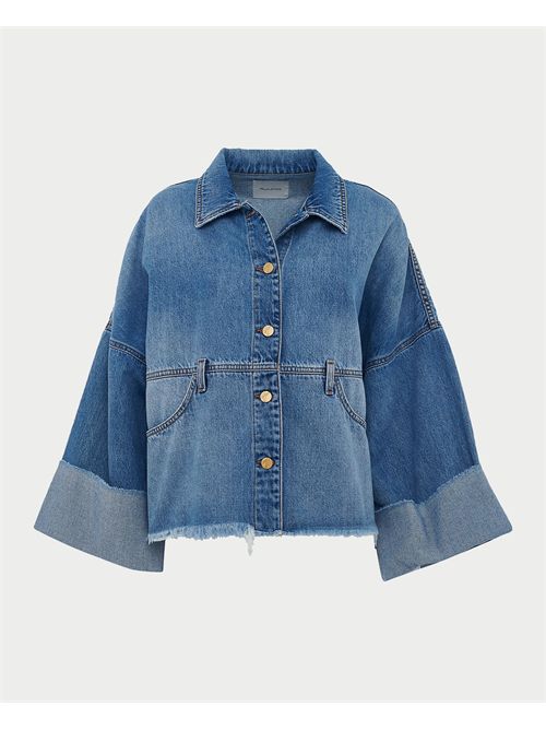 Manila Grace denim jacket with buttons MANILA GRACE | G302CUMZ003